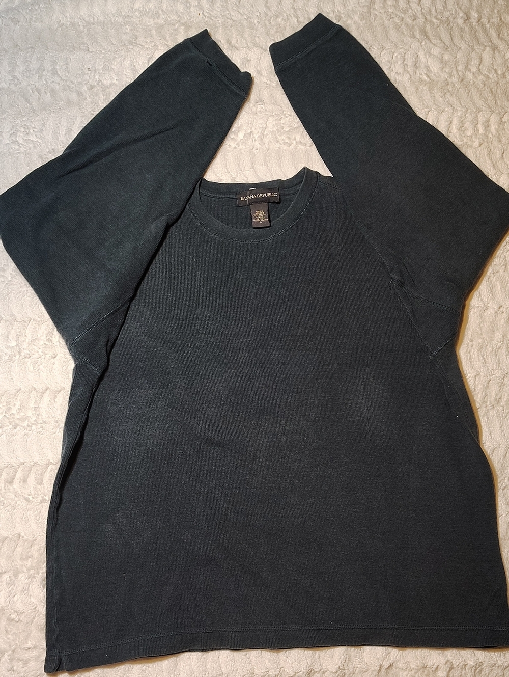 Banana Rebulic 100% Cotton Thick Fitted Mens Sweater L